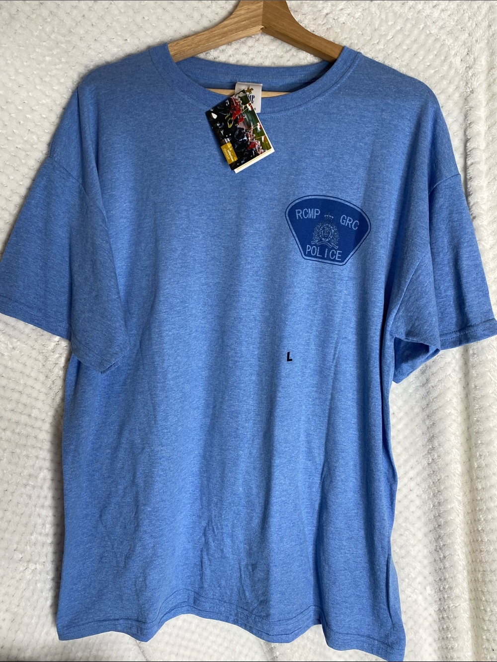 RCMP Police Graphic Short Sleeve T-Shirt Blue